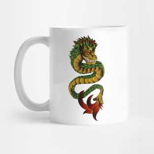 Aztec Green Dragon Mug